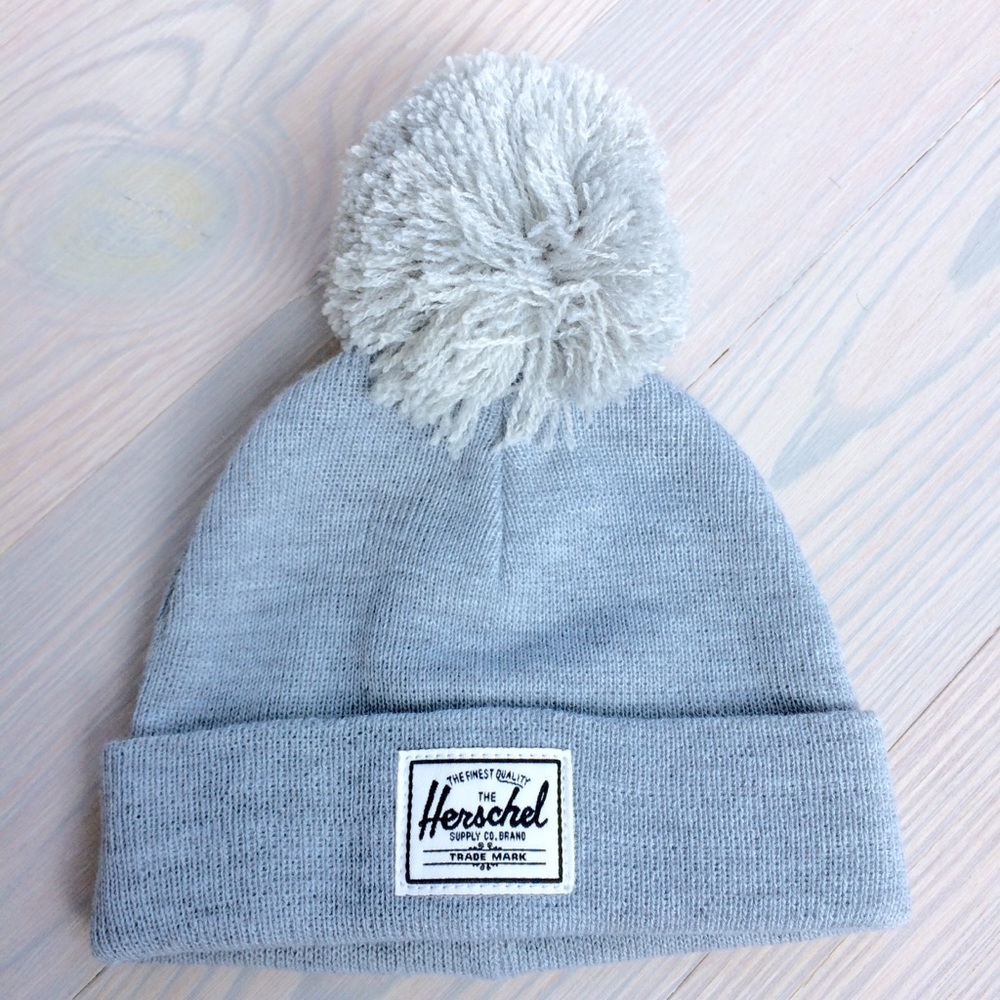 (NEW) HERSCHEL baby beanie - Lt Grey